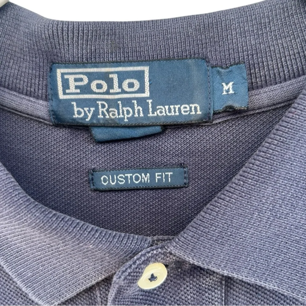 🔵 👕 Polo Ralph Lauren‎ Navy Polo Shirt | Men’s M | Custom Fit